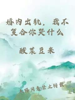 婚内出轨，我不复合你哭什么