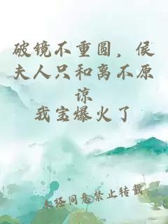 破镜不重圆，侯夫人只和离不原谅