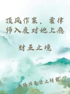 顶风作案，霍律师入夜对她上瘾