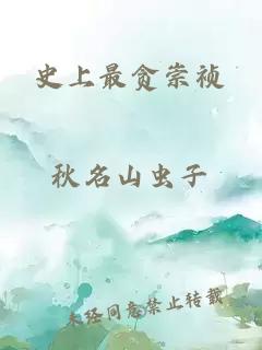 史上最贪崇祯